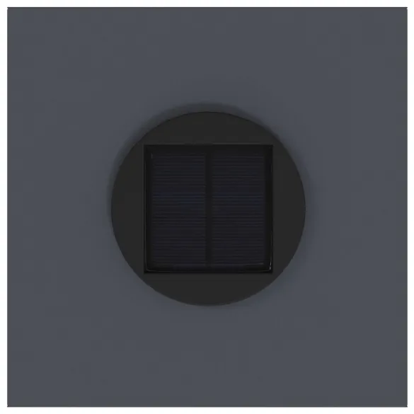 Lămpi Alee Solar LED 2 bucăți Antracit | Iluminat Exterior