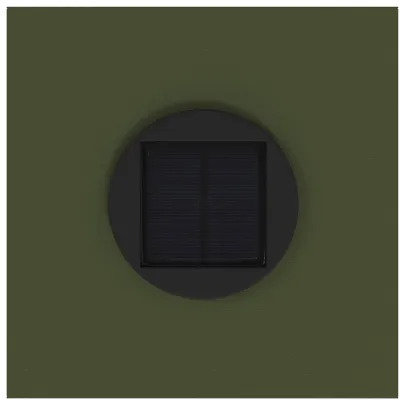 Lămpi de Alee Solar LED 2 bucăți - Verde Măsliniu