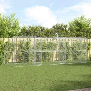 Cușcă Câini 3 Bucăți Oțel 6x2x2 m | Livrare Gratuită