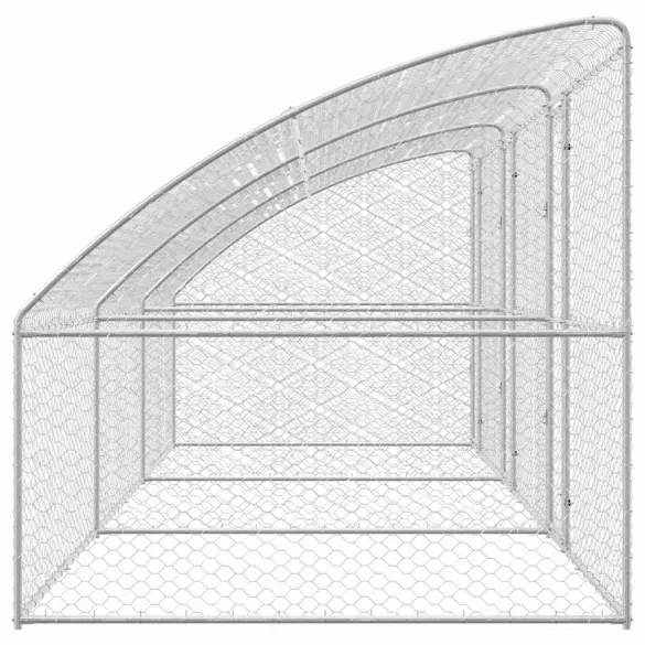 Cușcă Câini 3 Bucăți Oțel 6x2x2 m | Livrare Gratuită