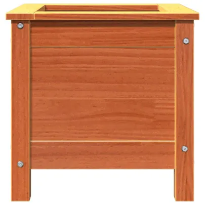 Vază Grădină Lemn Masiv Maroniu 40x40x39 cm