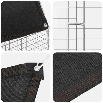 Cușcă pentru Pui și Animale Mici, Oțel Galvanizat