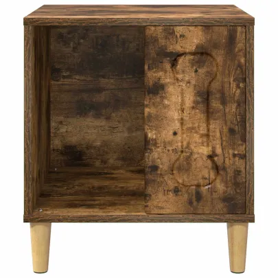 Casa pentru Caini Lemn Compozit Stejar Fumuriu 44x42x49 cm