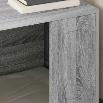 Casa pentru Caini Sonoma Gri, Lemn Compozit