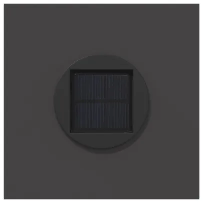 Lămpi LED Solare pentru Alei, 2 bucăți, Negru