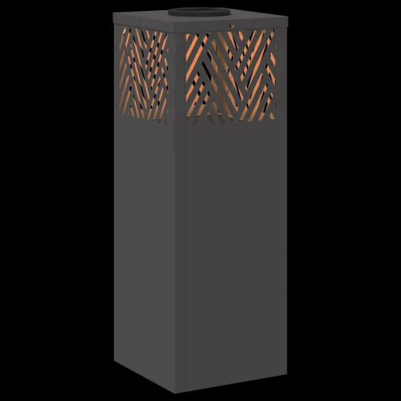 Lămpi LED Solare pentru Alei, 2 bucăți, Negru