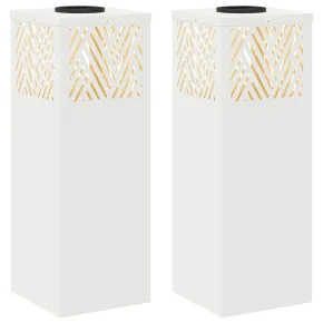 Lumină Solară LED pentru Alei | Iluminat Exterior Alb 2