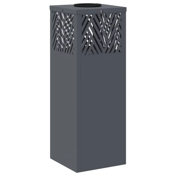 Lumină LED Solară pentru Alei Herringbone 2 pcs Antracit