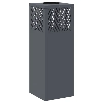 Lumină LED Solară pentru Alei Herringbone 2 pcs Antracit