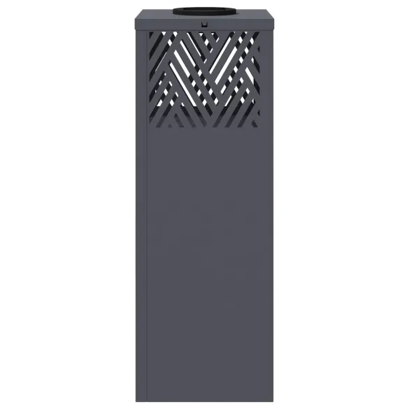 Lumină LED Solară pentru Alei Herringbone 2 pcs Antracit