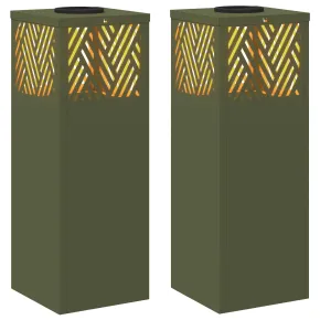 Lumină Solară LED pentru Alei Herringbone | 2 Bucăți 2