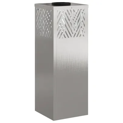 Lumină Solară LED Herringbone Oțel Inoxidabil - 2 pcs