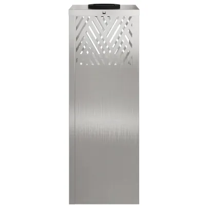 Lumină Solară LED Herringbone Oțel Inoxidabil - 2 pcs