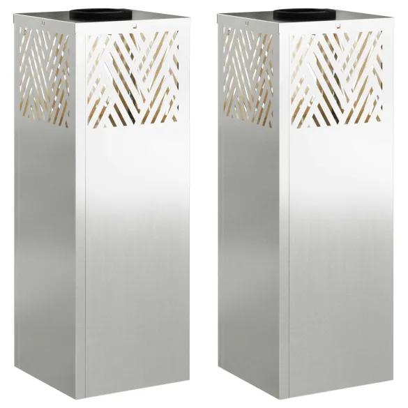 Lămpi LED Solare pentru Alei, 2 bucăți | Iluminat Exterior