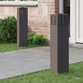 Lumină Solară LED pentru Alei 2 bucăți | Iluminat Exterior