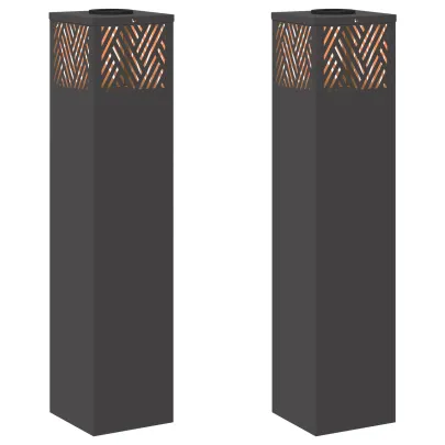 Lumină Solară LED pentru Alei 2 bucăți | Iluminat Exterior