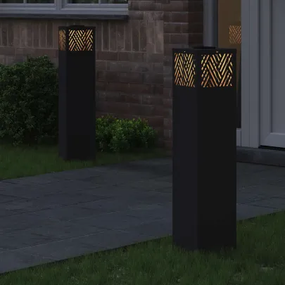 Lumină Solară LED pentru Alei 2 bucăți | Iluminat Exterior