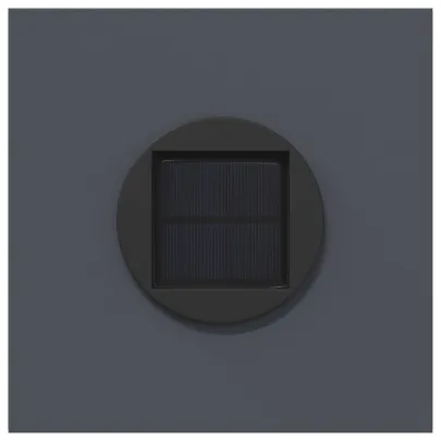 Lumină Solară LED Alei Herringbone Antracit - 2 pcs