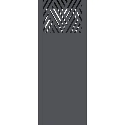 Lumină Solară LED Alei Herringbone Antracit - 2 pcs