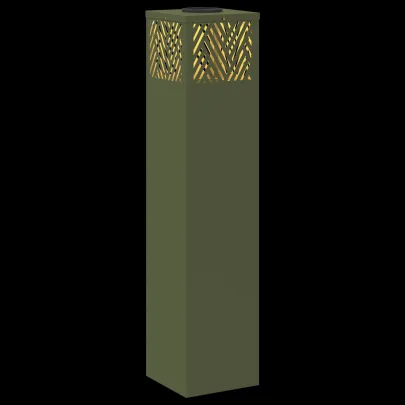 Lămpi LED Solare pentru Alei Herringbone, Verde Măsliniu