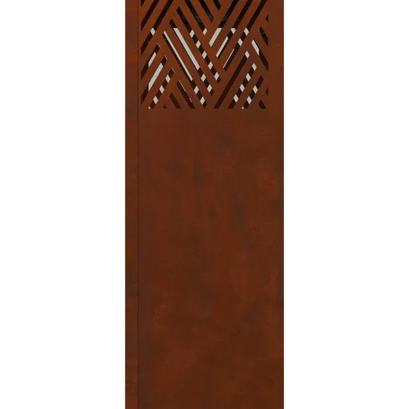 Lămpi LED Solare Oțel Corten pentru Alei | 2 bucăți