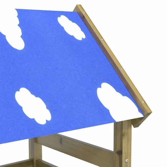 Turn de Joacă Lemn pentru Exterior - Distracție Sigură