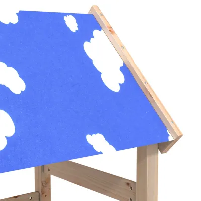 Turn de Joacă Lemn de Pin Masiv pentru Exterior