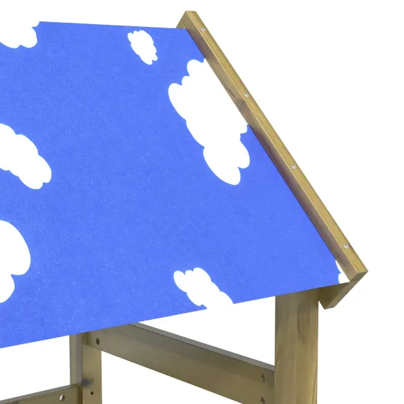 Turn de Joacă din Lemn Masiv Impregnat | 215 cm Înălțime