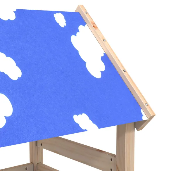 Turn de Joacă Copii Lemn Masiv | Tobogan, Leagăn | Livrare Gratis