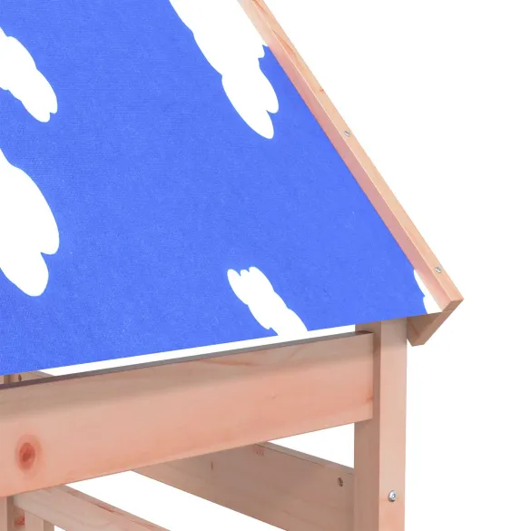 Turn de Joacă Lemn Douglas Solid | Tobogan, Leagăn, Escaladă