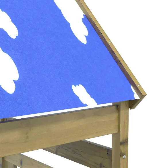 Turn de Joacă din Lemn Impregnat pentru Copii | Livrare Gratuită