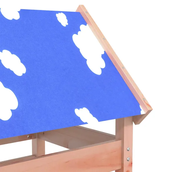 Turn de Joacă Lemn Douglas Solid | Tobogan, Leagăn