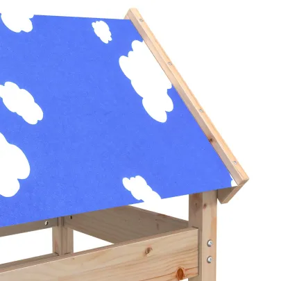 Turn de Joacă Lemn de Pin Masiv pentru Exterior