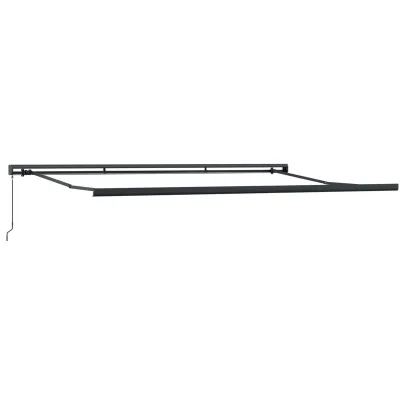 Cortină Retractabilă Manuală Roșie 4x3 m - Protecție UV
