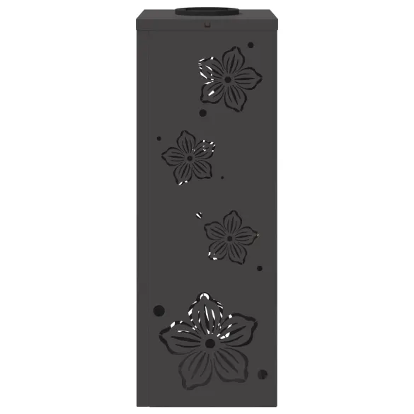 Lumină Solară LED Alei 2 bucăți, Oțel Negru | Livrare Gratuită