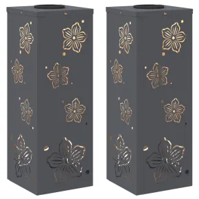 Lămpi LED Solare pentru Alei, Antracit - 2 bucăți 2