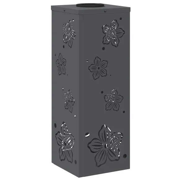 Lămpi LED Solare pentru Alei, Antracit - 2 bucăți