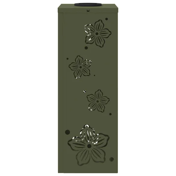 Lumină Solară LED Alei | 2 bucăți | Verde măsliniu | Livrare Gratuită