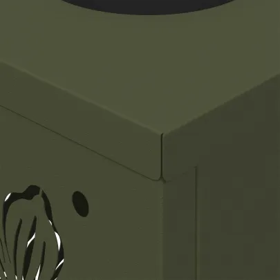 Lumină Solară LED Alei | 2 bucăți | Verde măsliniu | Livrare Gratuită