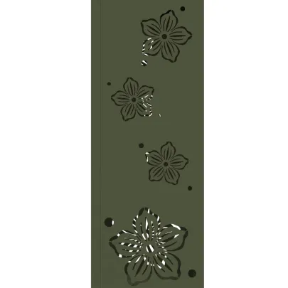 Lumină Solară LED Alei | 2 bucăți | Verde măsliniu | Livrare Gratuită