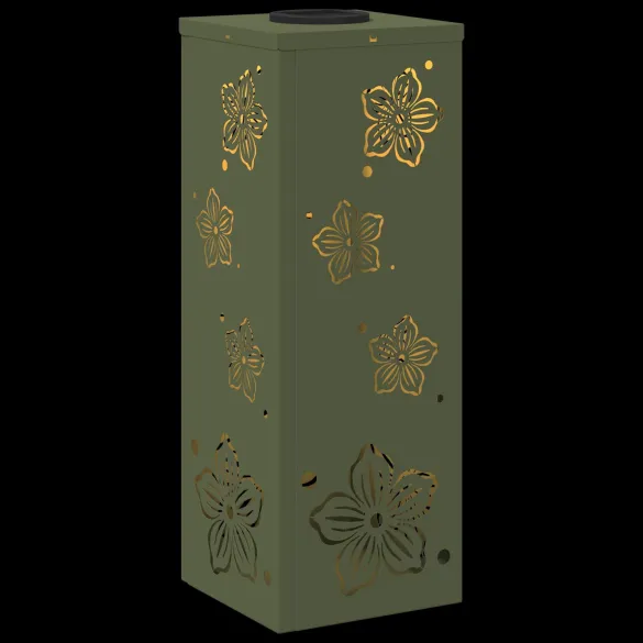 Lumină Solară LED Alei | 2 bucăți | Verde măsliniu | Livrare Gratuită