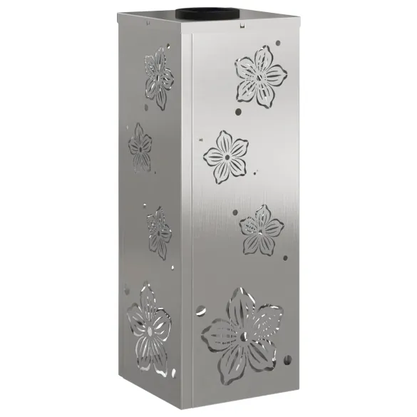 Lumină Solară LED Alei, Oțel Inoxidabil, 2 bucăți