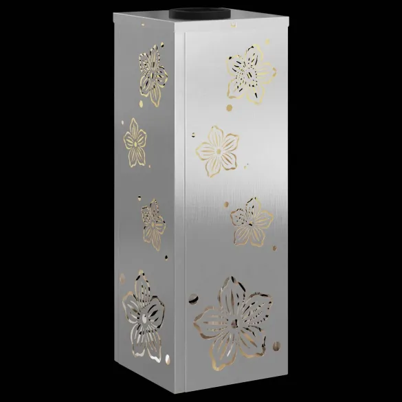 Lumină Solară LED Alei, Oțel Inoxidabil, 2 bucăți