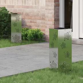 Lumină Solară LED Alei Galvanizat | 2 Bucăți | Livrare Gratuită