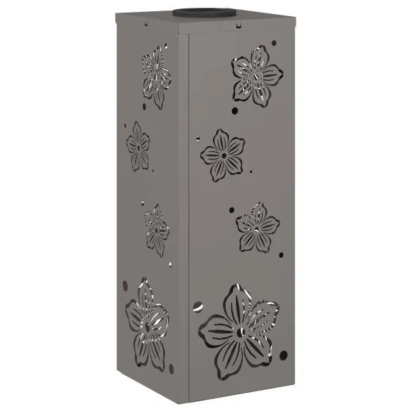 Lumină Solară LED Alei Oțel Corten | Iluminat Exterior