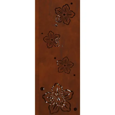 Lumină Solară LED Alei Oțel Corten | Iluminat Exterior