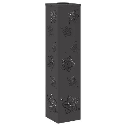 Lămpi LED Solare pentru Alei, Oțel Negru | Livrare Gratuită