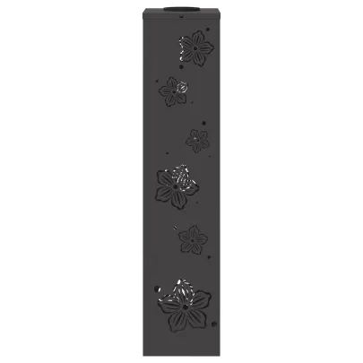 Lămpi LED Solare pentru Alei, Oțel Negru | Livrare Gratuită