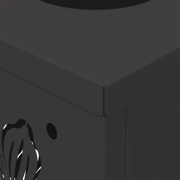 Lămpi LED Solare pentru Alei, Oțel Negru | Livrare Gratuită