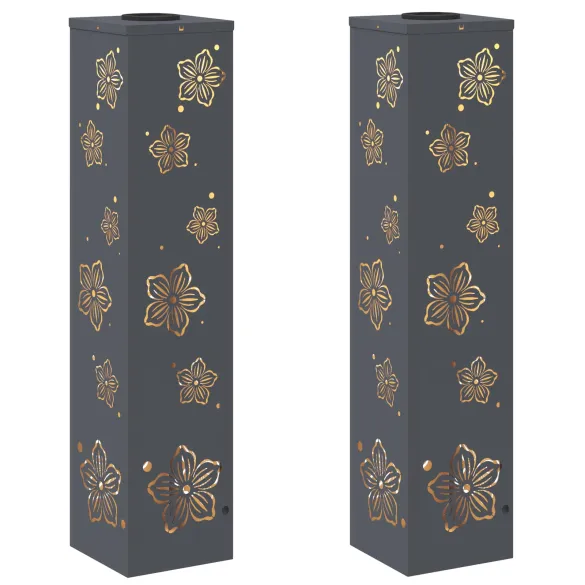 Lumină Solară LED Alei Antracit | Iluminat Exterior Sustenabil